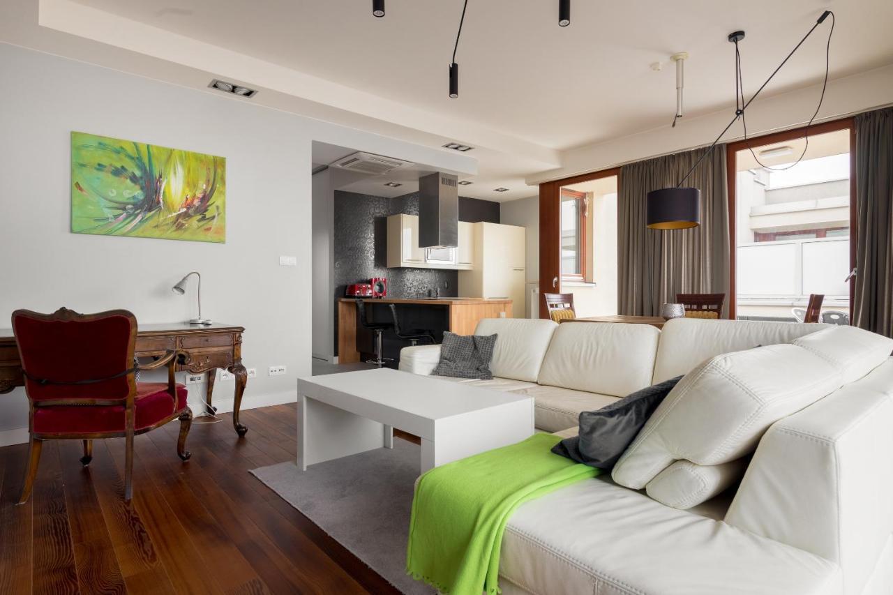 Hlonda Deluxe Apartment With Terrace Varsovia Exterior foto