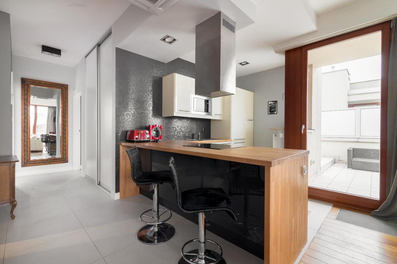 Hlonda Deluxe Apartment With Terrace Varsovia Exterior foto